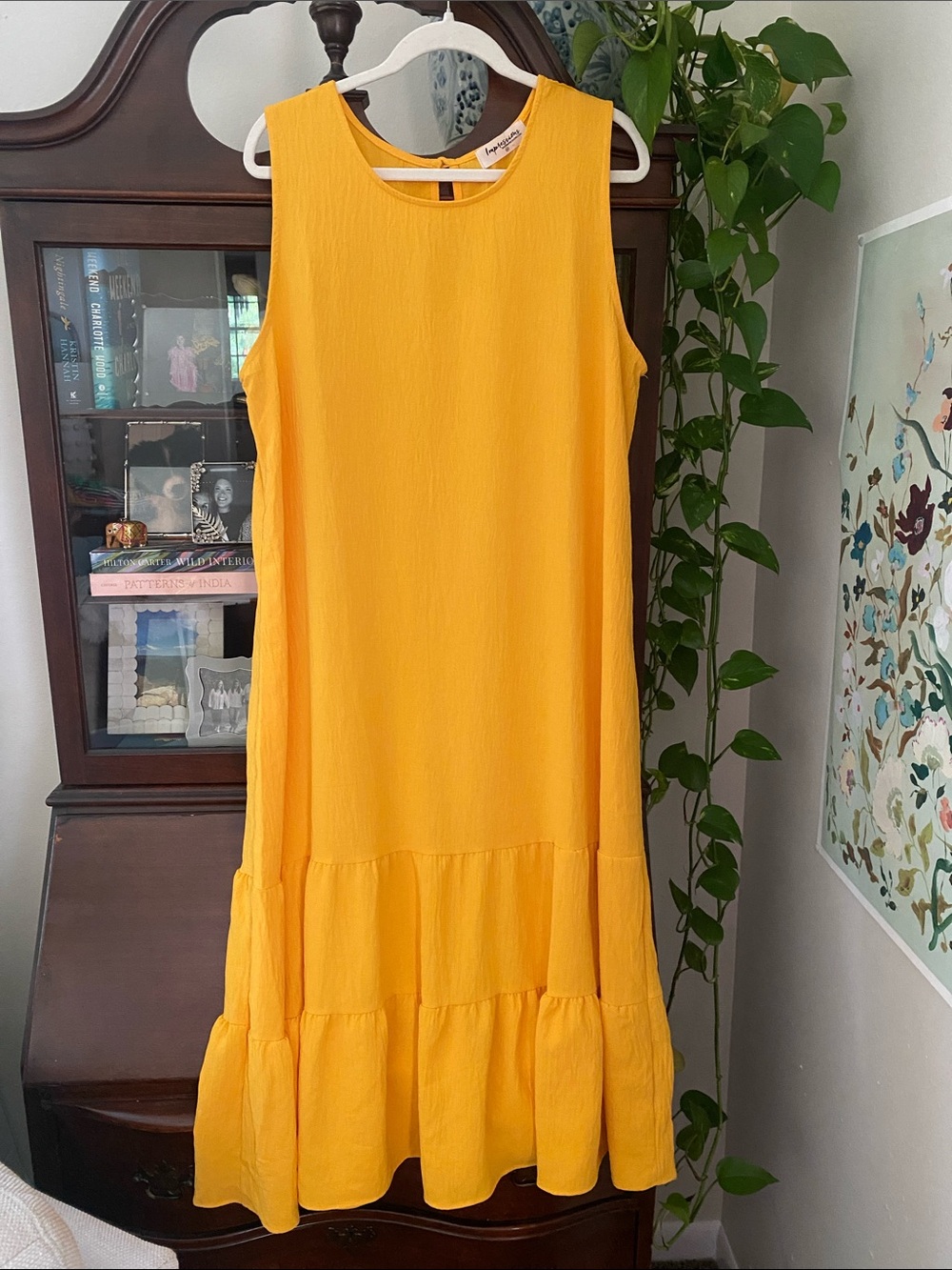 NWT Yellow Midi Dress